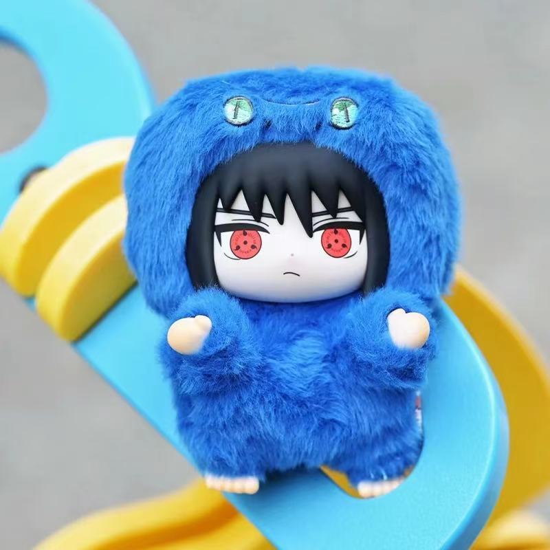 【零售】正版火影忍者疾风传萌兽派对系列盲盒潮玩手办毛绒公仔摆|undefined