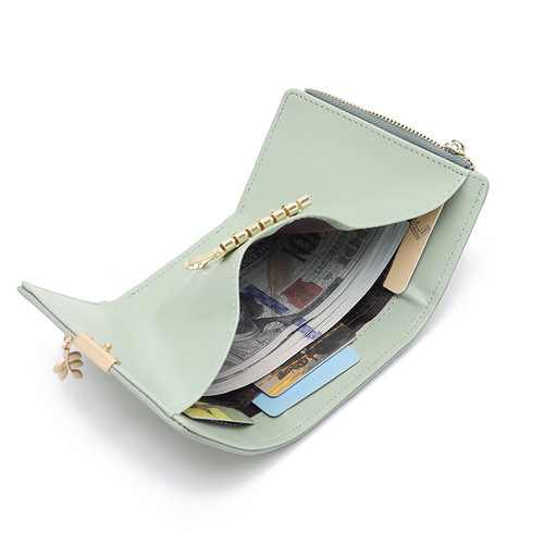 Keychain for Women - Korean Version Cute Student Card Holder - Multi-functional Mini Fresh Style Zero Wallet