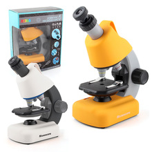 兒童科普顯微鏡便攜手提式 透視鏡1200倍數切換益智實驗科教玩具
