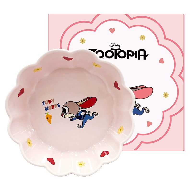 Ceramic Tableware (Disney) Strawberry Bear Spoon & Bowl Set, Handle Mug, Gift Box