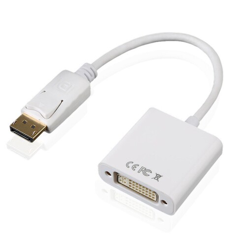 DP to DVI 24+5 Converter DP Interface Connector for Monitor Projector Desktop PC High Definition Adapter