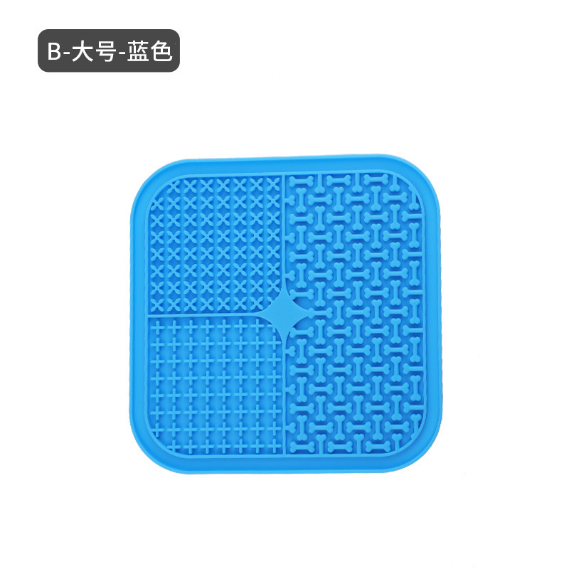 Amazon caliente de grado alimenticio almohadilla de lamida de mascota succión almohadilla de mascota para perros varias formas de almohadilla de mascota para perros