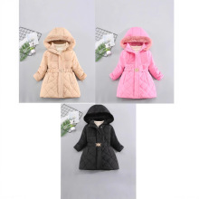 厂家直销女童棉衣中长款女孩冬款棉衣加厚洋气棉服韩版中小童棉袄