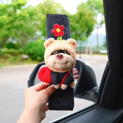 Seat belt shoulder pad | Dog