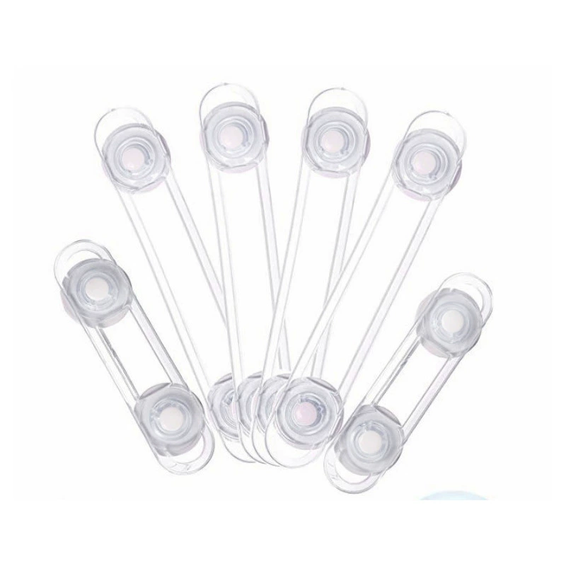 Child Safety Drawer Lock Melbonsen, Transparent 3M Adhesive, Adjustable 11.3/16.7 cm
