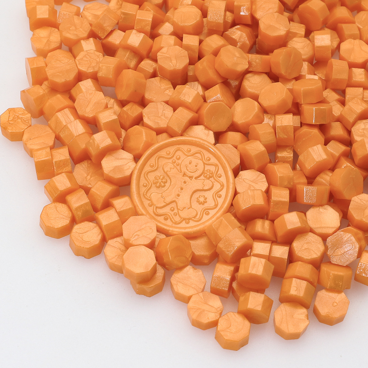 Perlas de cera de sellado octogonales Oucai, 500g, 131 colores, perlas de sellado de cera a granel, colores mixtos, baratas, perladas, una libra.