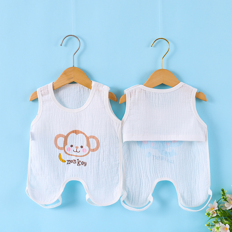 Children's summer thin cotton gauze breathable dudou