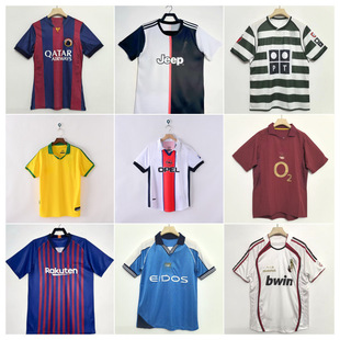 Wholesale Retro Jersey Barcelona Lisbon Ac You W Brazil Portugal England Football Jersey
