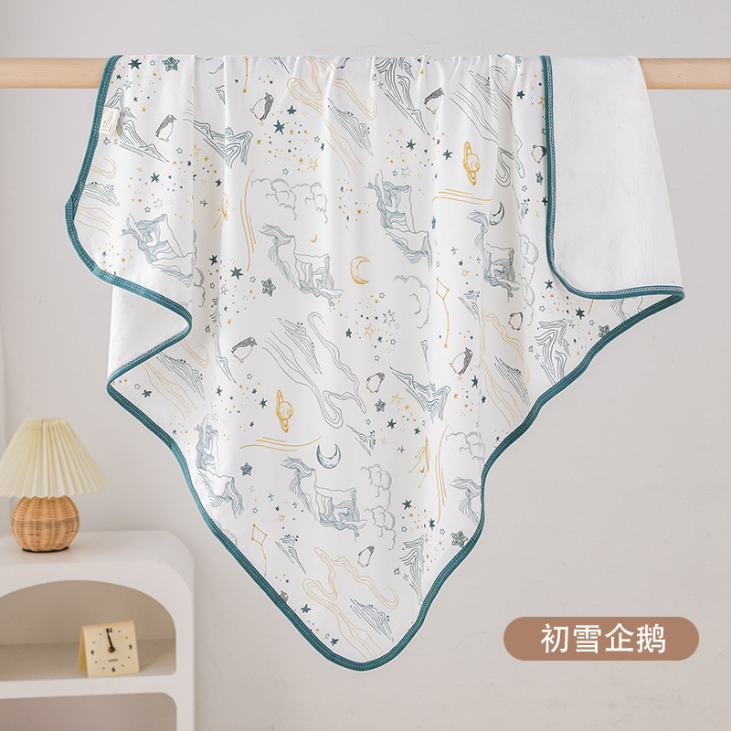 Double layer - first snow penguin