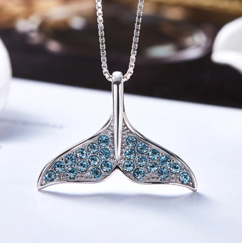 Balık Kuyruğu Kolye Moda Minimalist Zincir Ürün Taze Mücevher_voghion.com