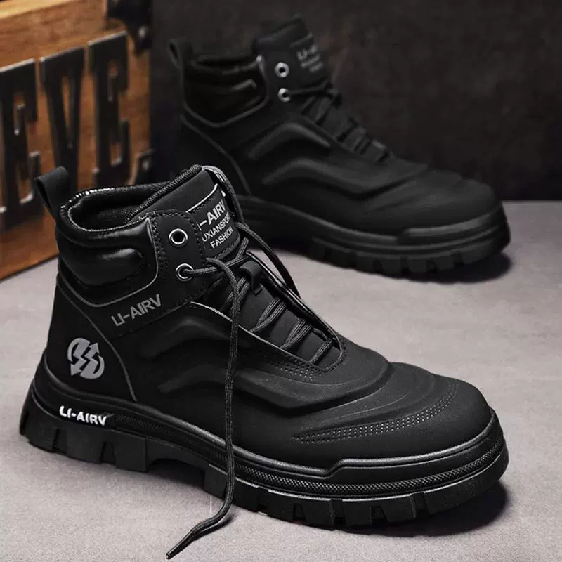 Ботинки Martens стиль English, высокие повседневные, массивная подошва, размеры 39–44