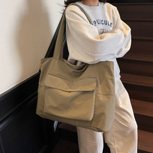 轻便大容量手提包女2025新款通勤上班包学生上课单肩包简约大包