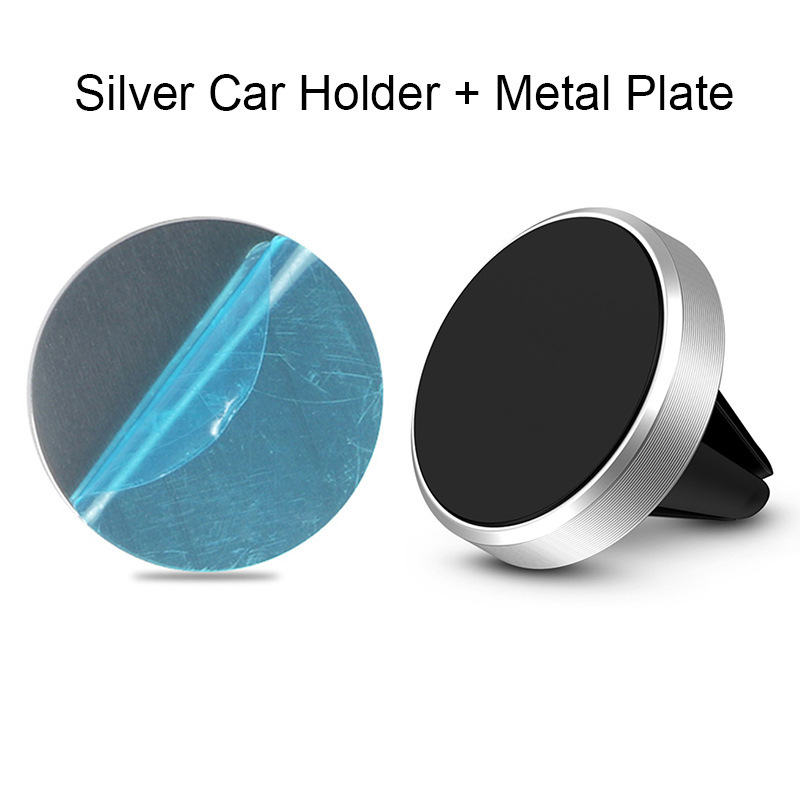 Venta caliente transfronteriza aplicable a todos los modelos de teléfonos móviles 360 ° rotating car Magnetic mobile phone holder entrega de una sola pieza