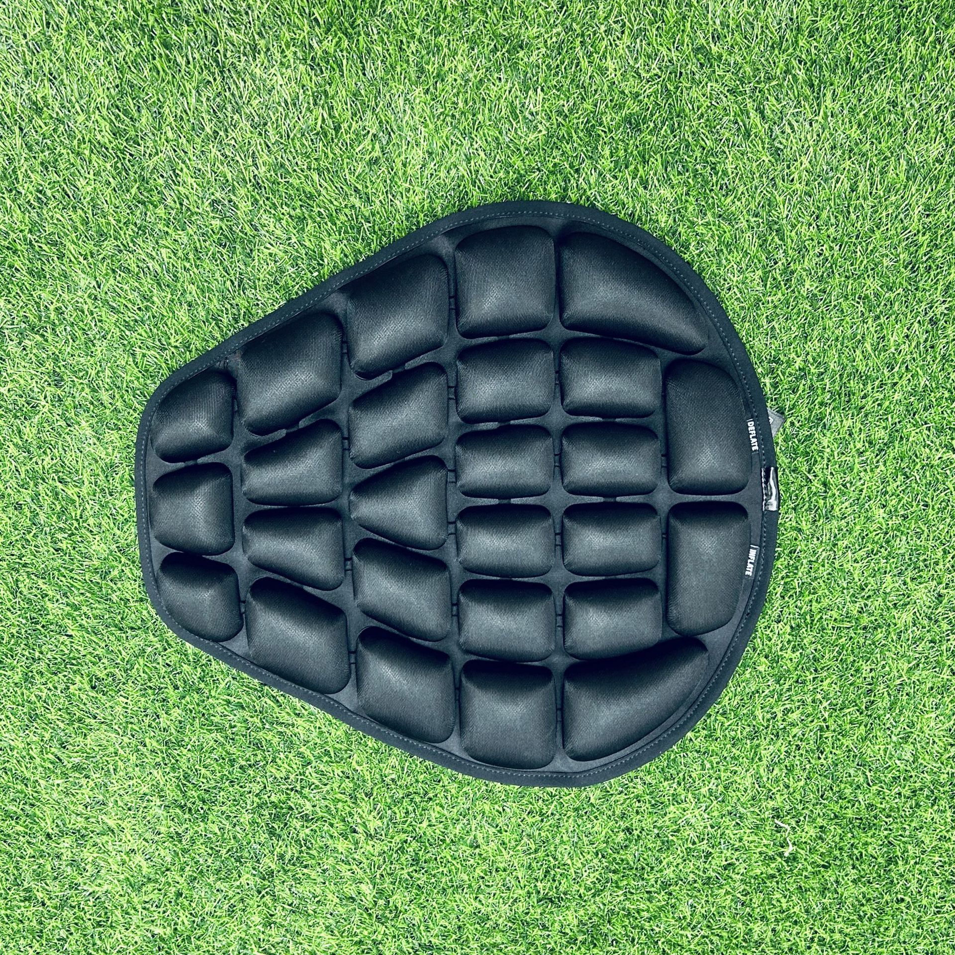 Electric Vehicle Seat Cushion Cover Motorcycle Airbag Cushion Outdoor Riding Shock-Absorbing Airbag Cushion Cover Inflatable Saddle