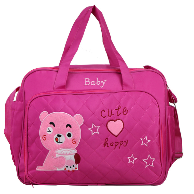 Cross-border Wholesale Mummy Bag Multifunctional Large Capacity Portable Maternal and Baby Bag Leisure Baoma Shoulder Bag Sliding Baby Bag Cross-border Wholesale Mummy Bag Multifunctional Large Capacity Portable Maternal and Baby Bag Leisure Baoma Shoulder Bag Sliding Baby Bag