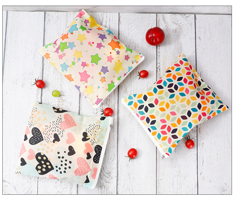 지퍼백 20*23cm; 직물