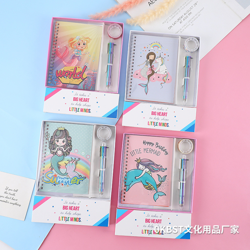 Dibujos animados lindo astronauta color página cuaderno estudiante de la escuela primaria libro traje caja regalo niños Premio Papelería Regalo