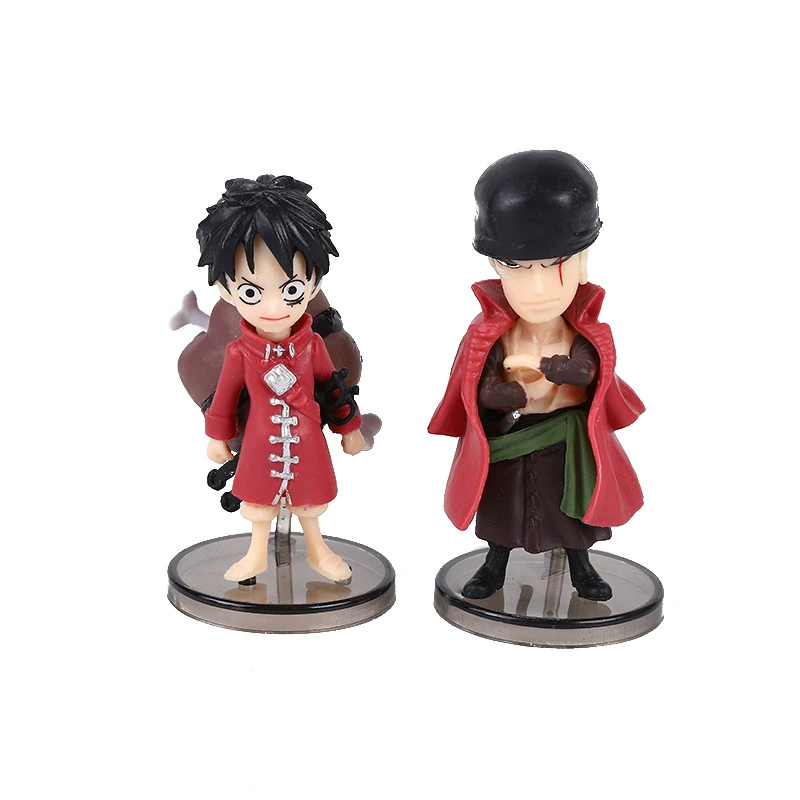 9 One Piece фигур Q версия Красная одежда Лuffy Чоппер Солон автомобильная подвеска слепой ящик оптом