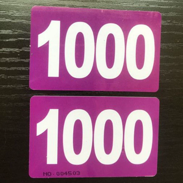 40 pieces of face value 1,000 yuan