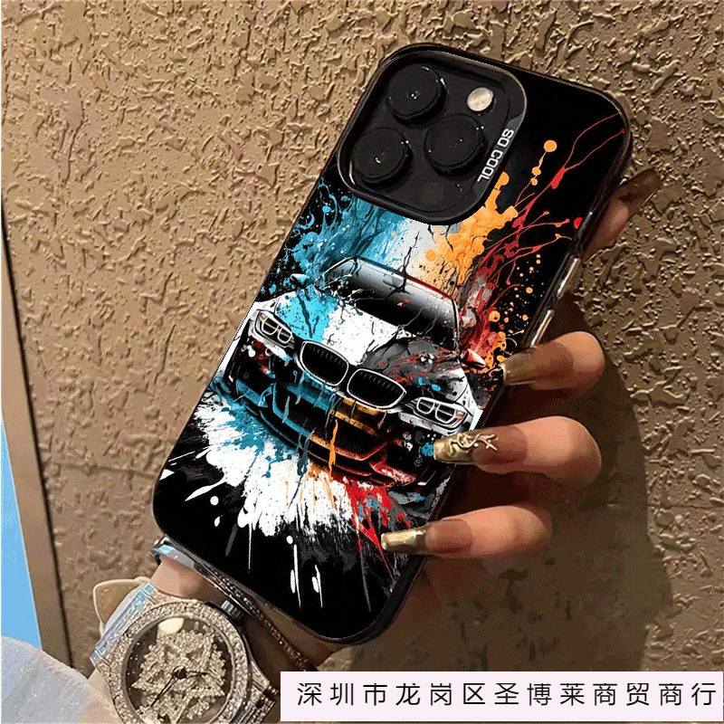 Puzzle Sports Car Ferrari Bmw Iphone16 Mobile Phone Case Imd Vitality Case Apple 13/14 Hard 15P Anti-Fall X Puzzle Sports Car Ferrari Bmw Iphone16 Mobile Phone Case Imd Vitality Case Apple 13/14 Hard 15P Anti-Fall X