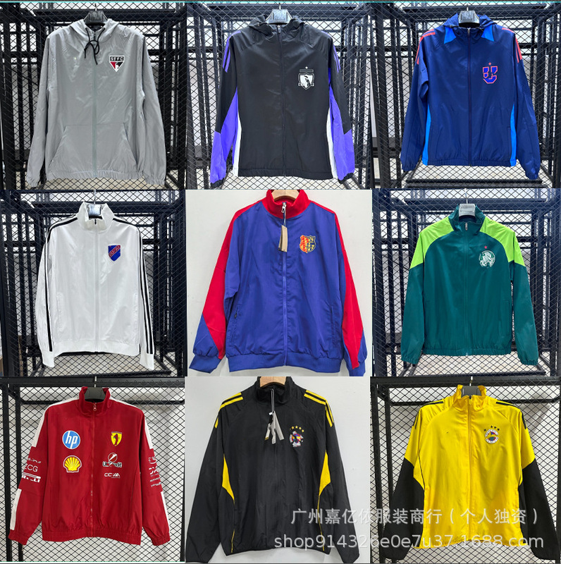 2627 World Cup Football Windbreaker Argentina National Team Inter Milan England L Arsenal Double-Layer Mesh Appearance Uniform 2627 World Cup Football Windbreaker Argentina National Team Inter Milan England L Arsenal Double-Layer Mesh Appearance Uniform