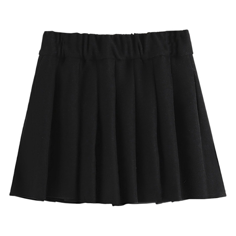 Falda plisada de moda para niñas falda infantil Otoño e Invierno Falda de niña japonesa 10-15 años