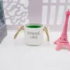 Горшок с принтом STORAGE, джутовая верёвка, ведро