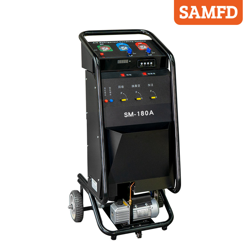 Máquina de llenado de recuperación de refrigerante de aire acondicionado de automóviles máquina de llenado de refrigerante máquina de llenado de recuperación de refrigerante freón nieve automática