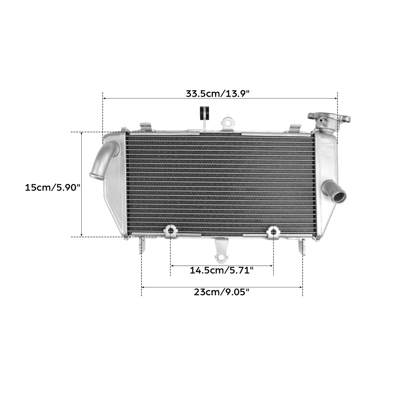 Suitable for Yamaha Mt-03 Mt-25 2016-2025 Water Tank Assembly Water Tank Radiator