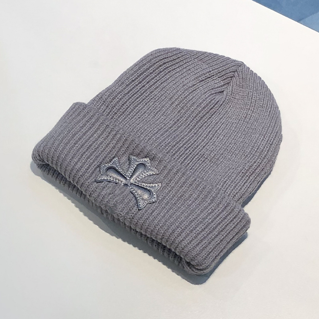 Eaveless Rim Unisex Simple Style Solid Color Eaveless Wool Cap