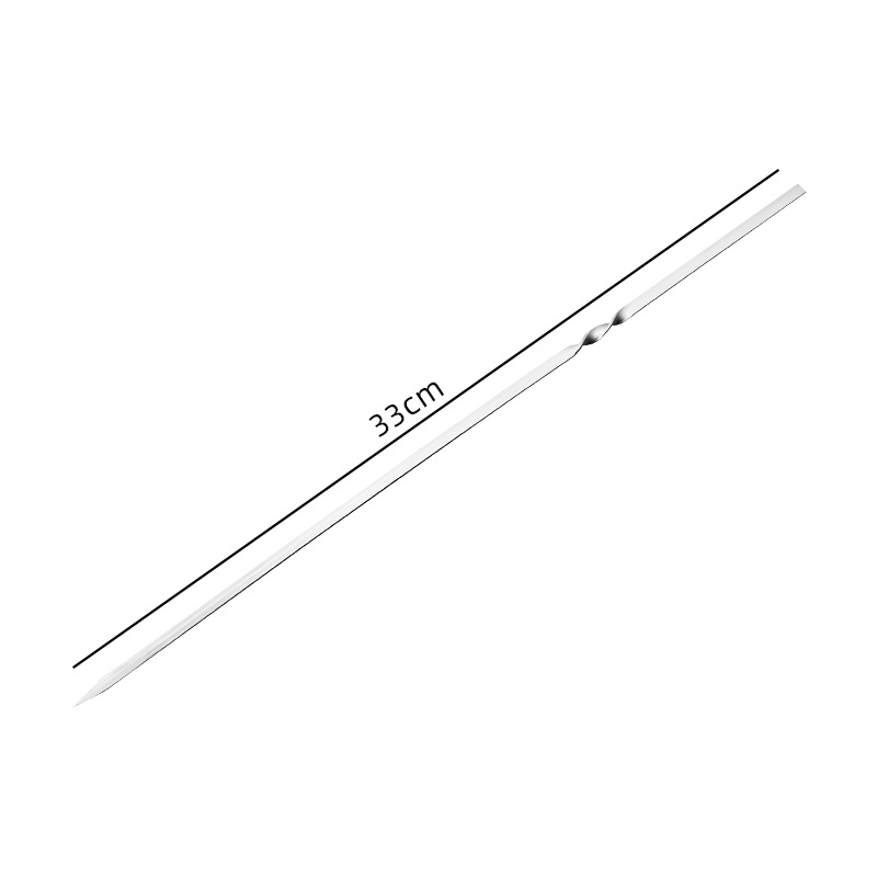 나사형 플랫 픽(기계 연마) 20개/번들