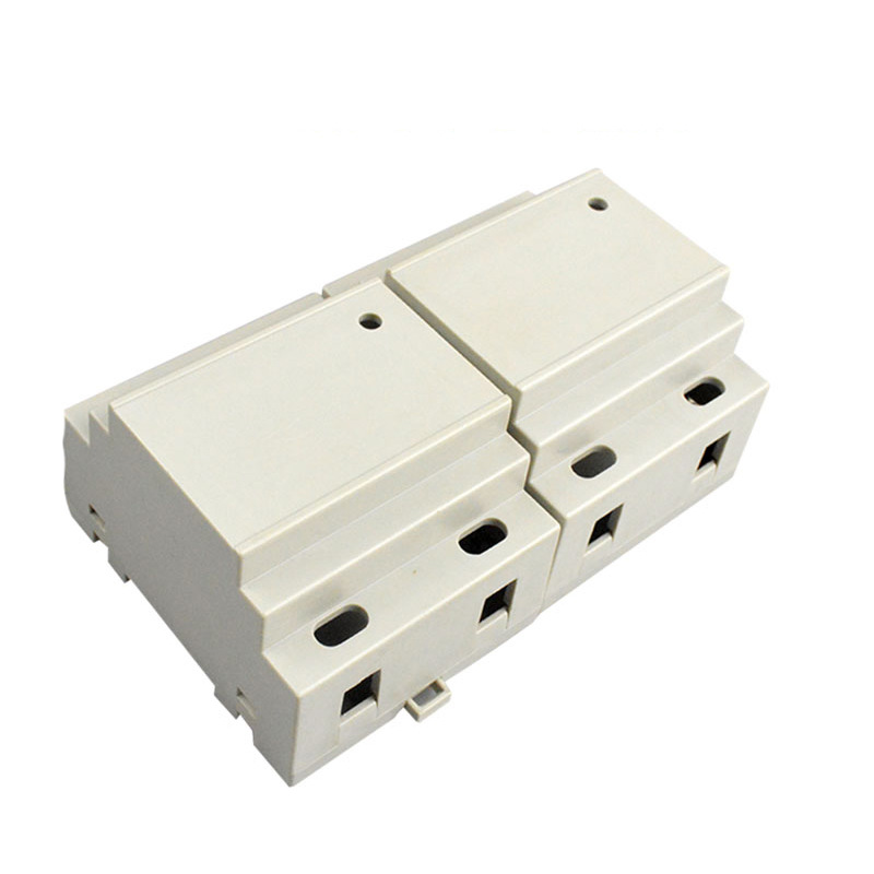 导轨控制外壳DR13塑料材外壳PLC工控盒88x70x51MM仪表壳体
