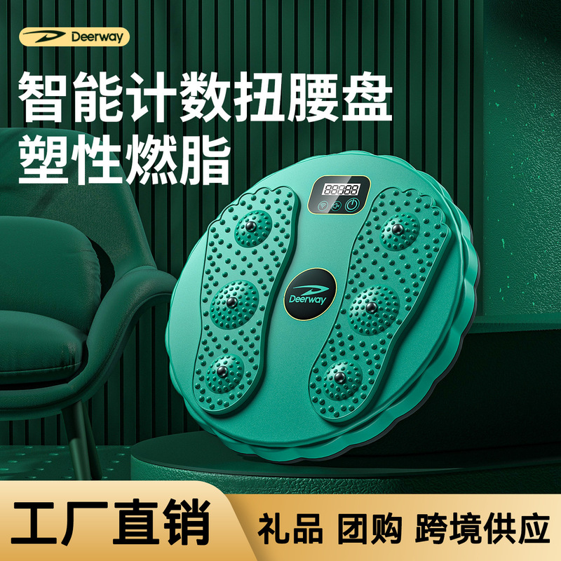 厂家直供扭腰盘健身智能计数扭腰机按摩运动美腰机甩脂塑身扭腰盘|undefined