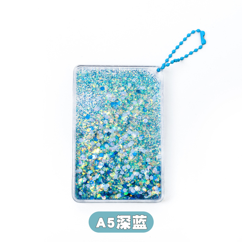 Quicksand Goo tarjeta ladrillo acrílico Mahjong cubo de hielo niños niña decoración especial Tarjeta de evaluación transparente Placa de ladrillo novias tía tarjeta