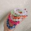 S156-12MM glass bracelet in random color #SZ1377