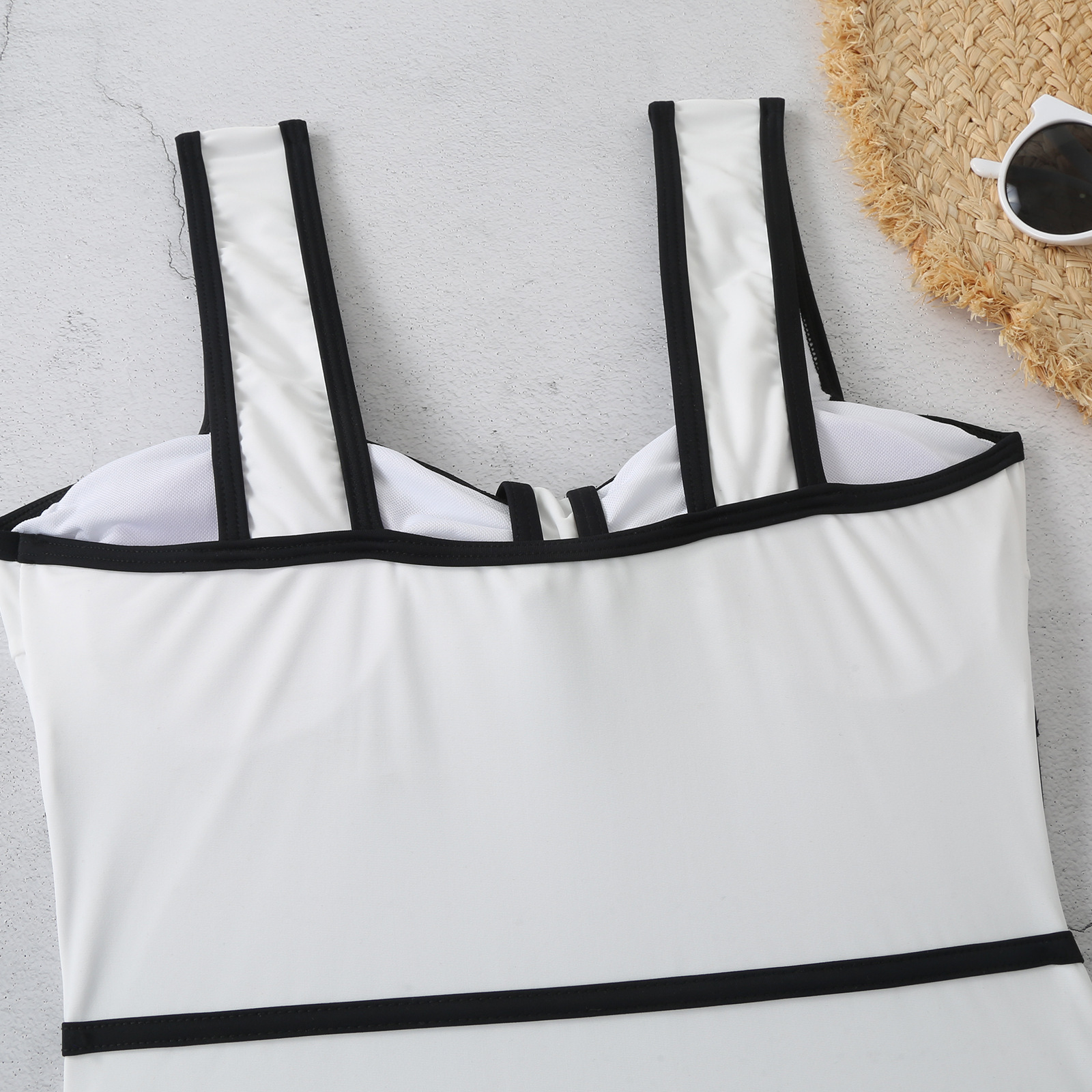 Costume intero stile bohémien con gonna lunga da spiaggia_voghion.com