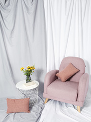 ins白色純色拍照背景布 不反光攝影掛布 網紅直播拍攝道具白布