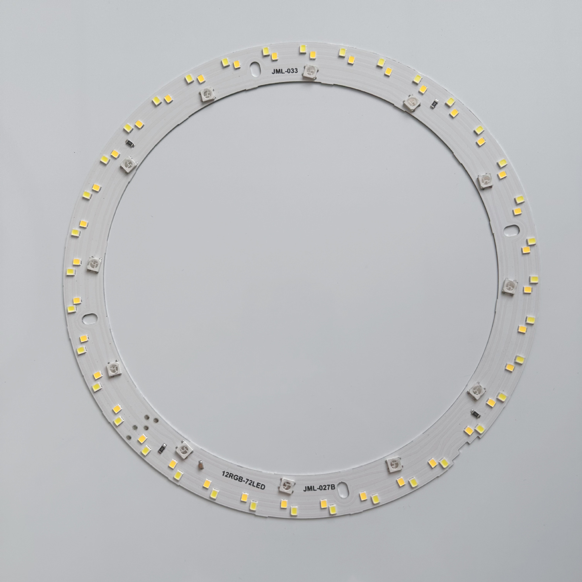 美颜灯8寸RGB幻彩补光灯板双色72+12RGB