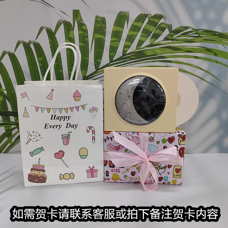 レトロな黒ゴムレコード機bluetoothスピーカーtfカード音楽bluetoothオーディオusb充電月時計星空灯|undefined