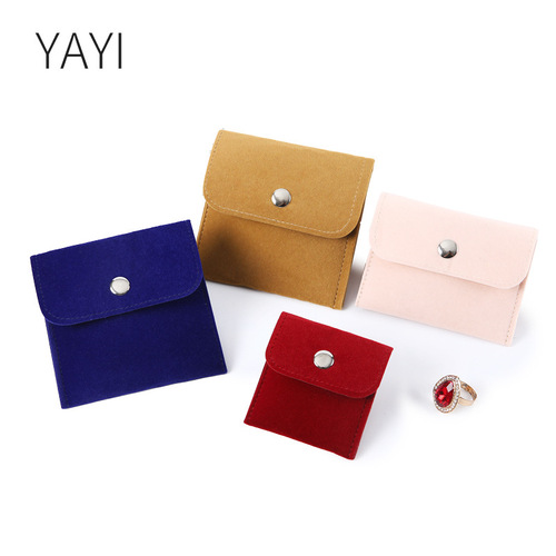 Fleece Fabric Zero Wallet Jewelry Accessories Jewelry Storage Bag Earphone Lipstick Packaging Bag Purse Small Treasure Bag Wholesale