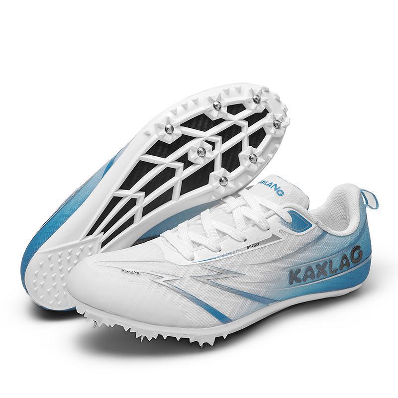 Zapatillas de Atletismo con Clavos para 100 Metros Malla y TPU Transpirable para Pista