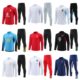 2324 Season Ac Bayern Barcelona Atletico Madrid Arsenal Argentina Adult and Kidsren Half-Pull Suit Football Training Suit