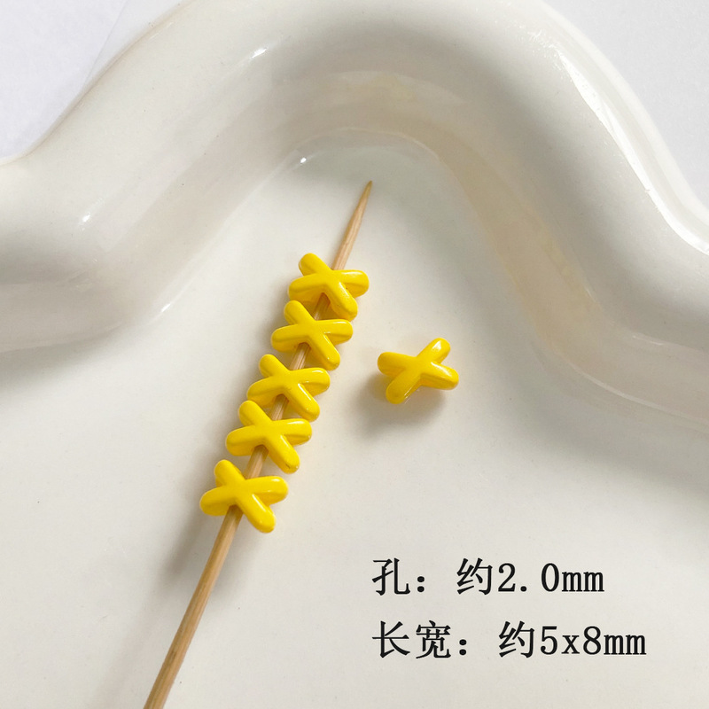 彩色xx隔珠马克龙色系diy串珠配件手机链包挂钥匙扣饰品项链包挂|undefined