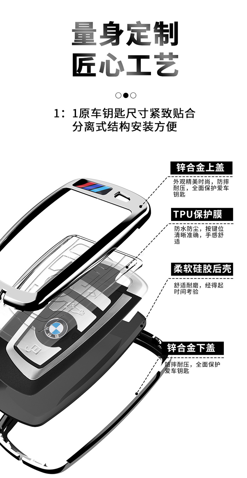 Suitable for BMW key set Old 5 Series 3 series 525li 520 320li 3257 series 730li X3X4X5