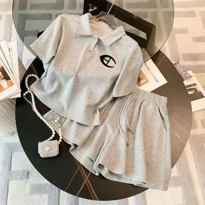 减龄漂亮洋气运动套装夏季时尚小个子休闲短袖短裤两件套春秋女装|undefined
