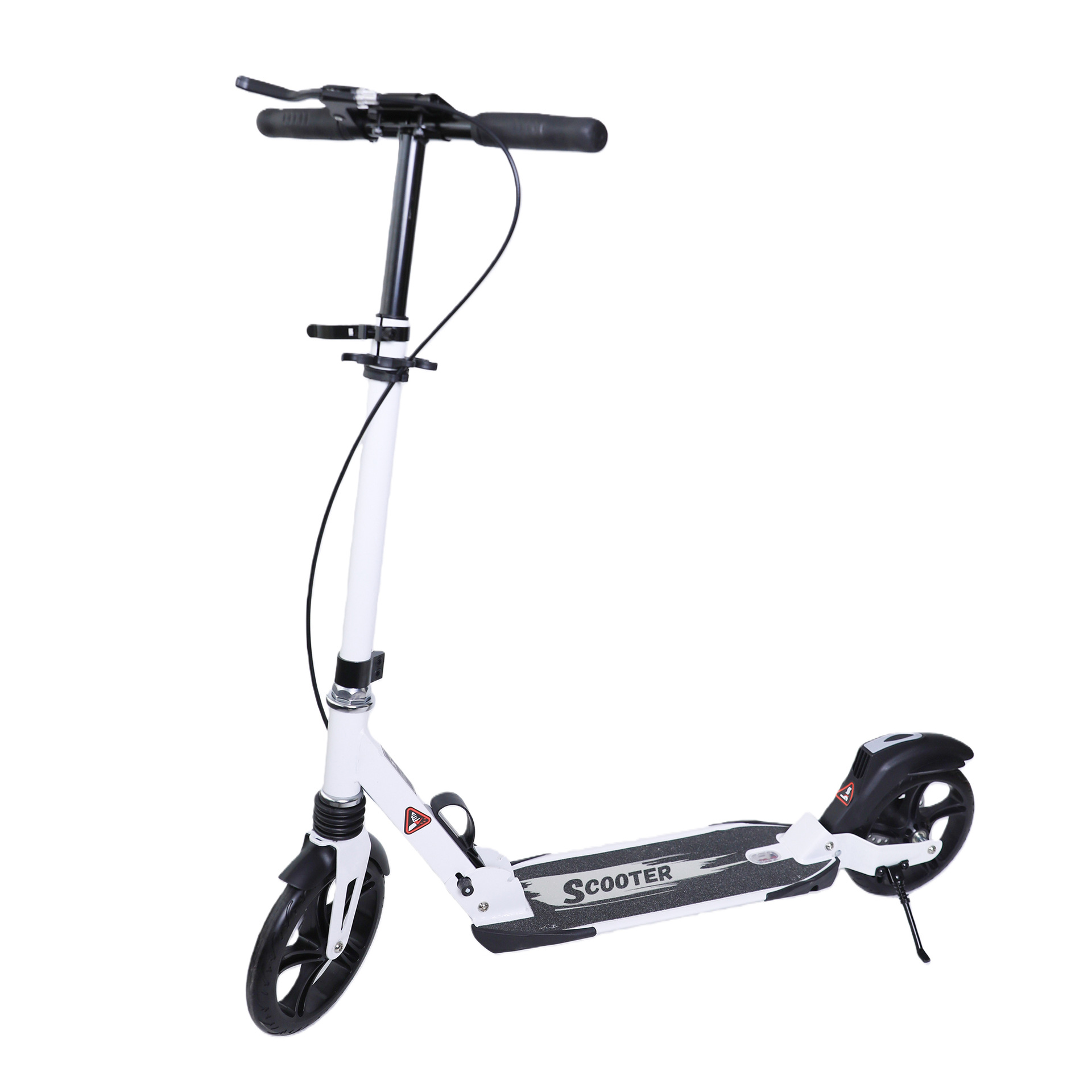 New Model of Adult Scooter with Shock Absorption, Foldable, with Handbrake, Two Large Wheels, Home-Use Mobility Scooter, Two-Wheeled Bicycle