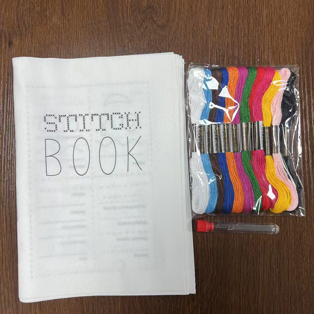 DIY вышивка за пределами границ новая продукция, Stitch Book, книга для шитья, нитка и нить бумага, лен нитка и стежок книга, льняная вышивка