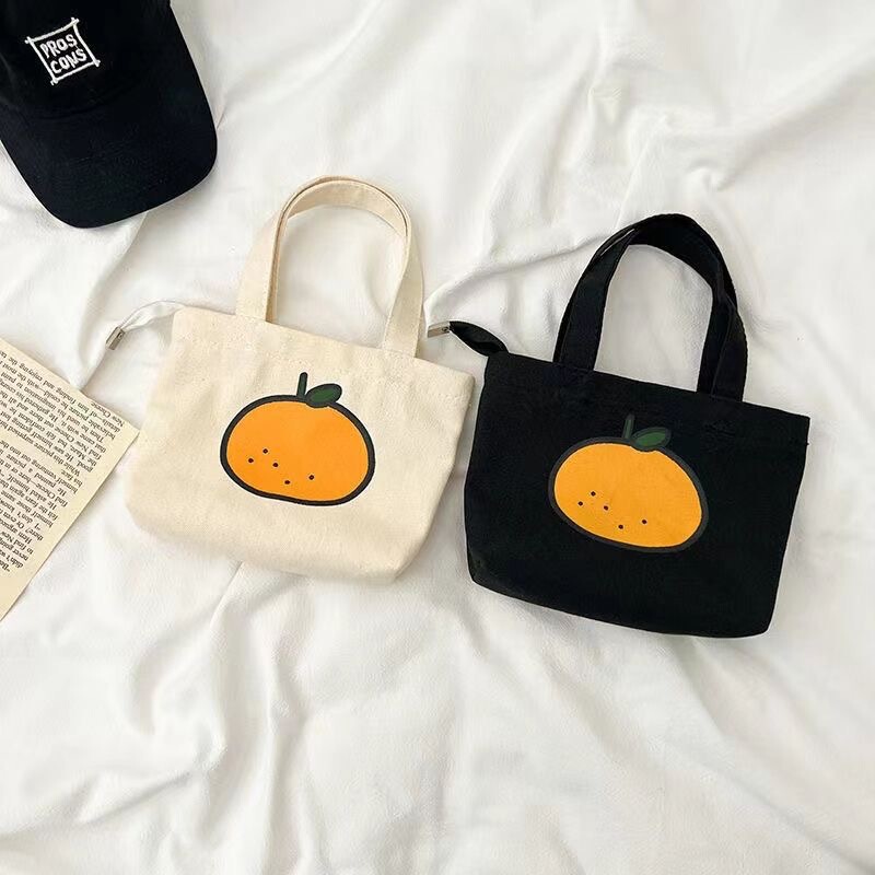 Korean Style Ins Cosmetic Bag Portable Lipstick Brush Storage All-match Work Hand Carrying Women's Bag Portable Mobile Phone Storage Bag