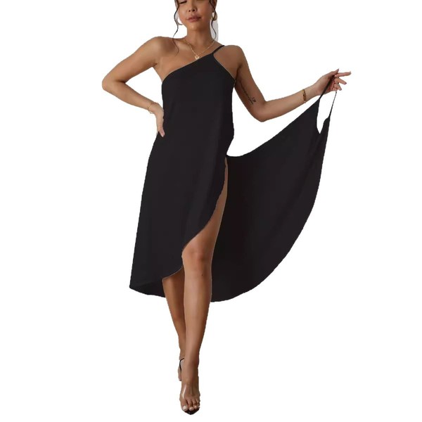 solid sexy beach dress