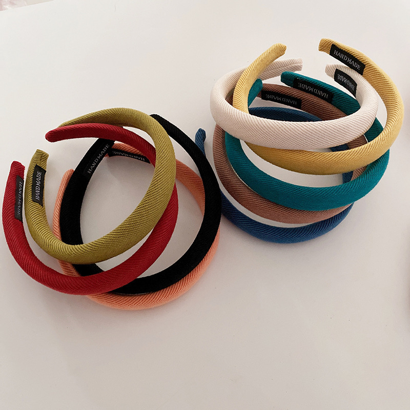 Solid Color Versatile Sweet Spring Japanese and Korean Style Cloth Girly Heart Headband Popular Going Out Headband Hair Accessories Bow Solid Color Versatile Sweet Spring Japanese and Korean Style Cloth Girly Heart Headband Popular Going Out Headband Hair Accessories Bow